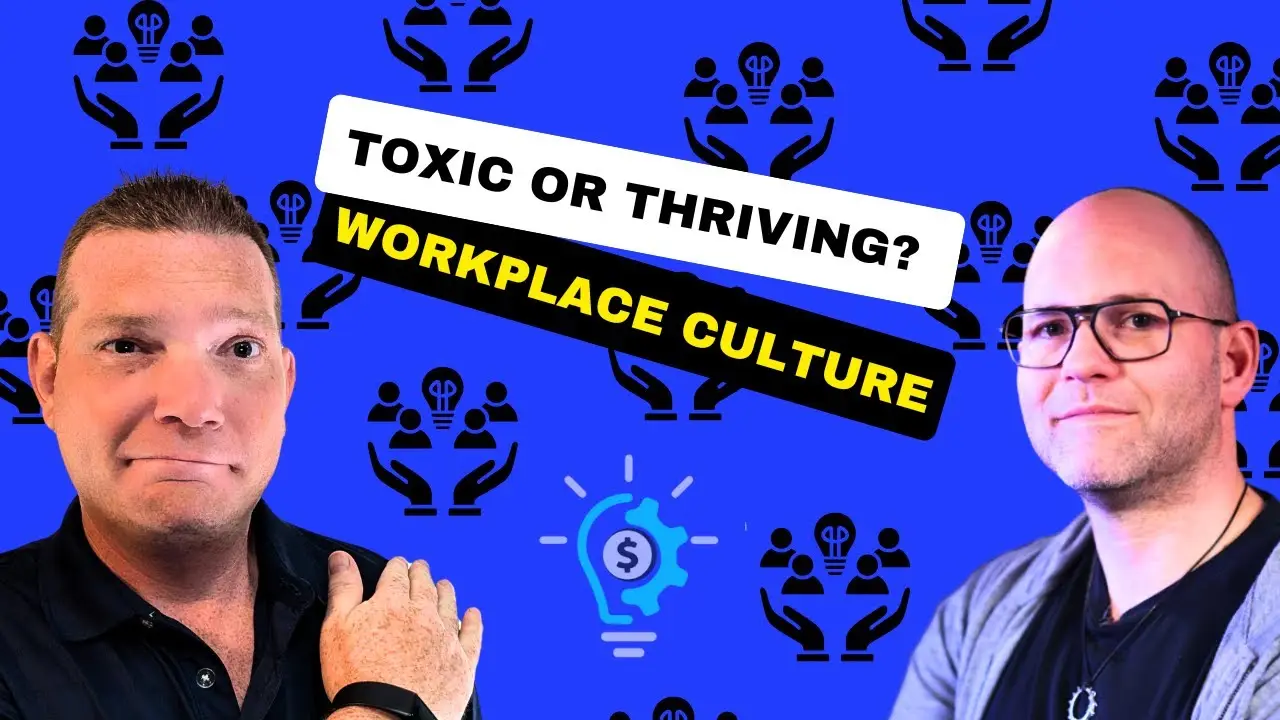 Adam Kolozetti and Richard Canfield discussing workplace culture and employee retention
