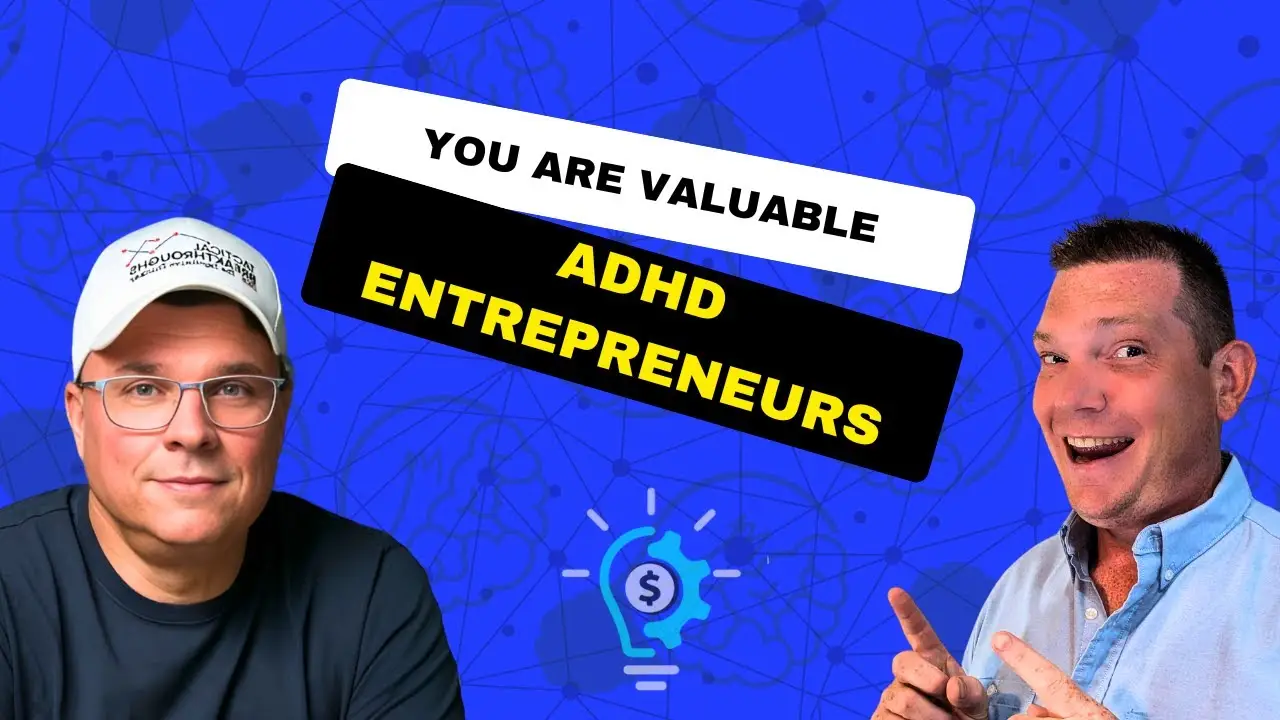 Andre Brisson and Richard Canfield discussing ADHD as an entrepreneurial superpower