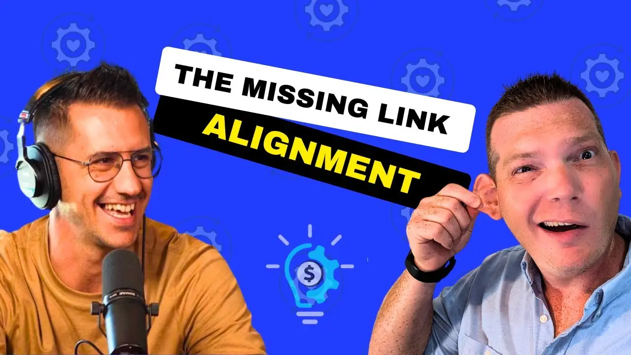 Corey Gladwell and Richard Canfield discussing how to redefine hustle culture with alignment