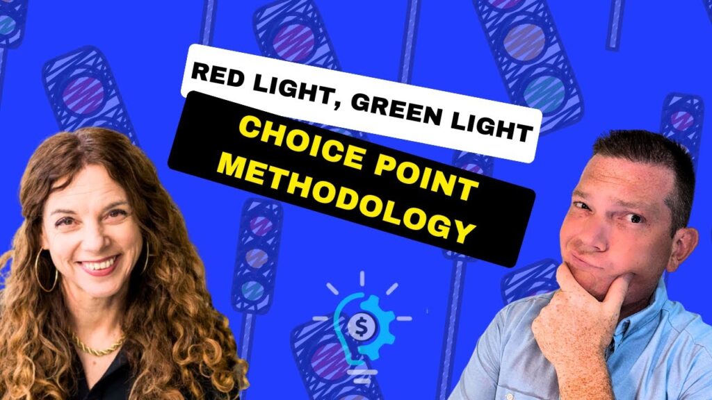 Isabelle Tierney and Richard Canfield discussing the Choice Point Method for stress management